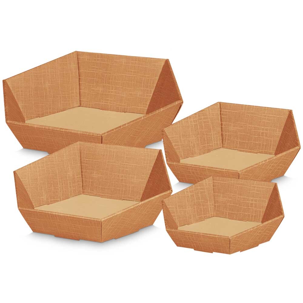 Geschenkkörbe 6-eckig Seta