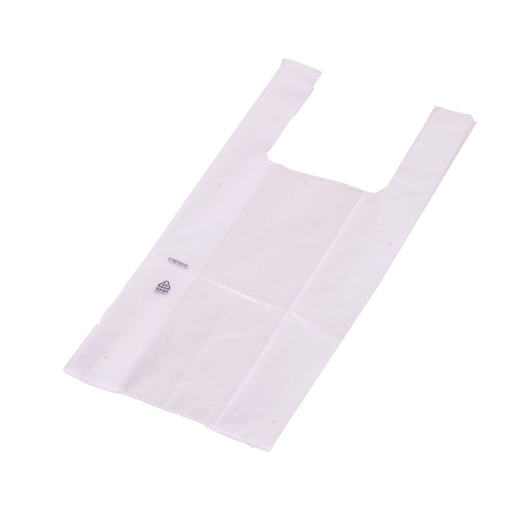 Hemdchen - Tragetasche LDPE transparent mit Recyclatanteil