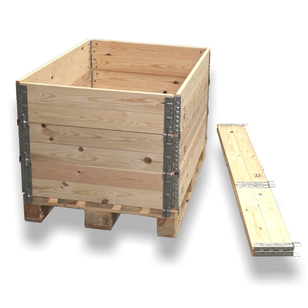 Holzaufsatzrahmen für Paletten im Euromaß