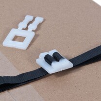 Kunststoffverschlussklemmen für Handumreifungsbänder