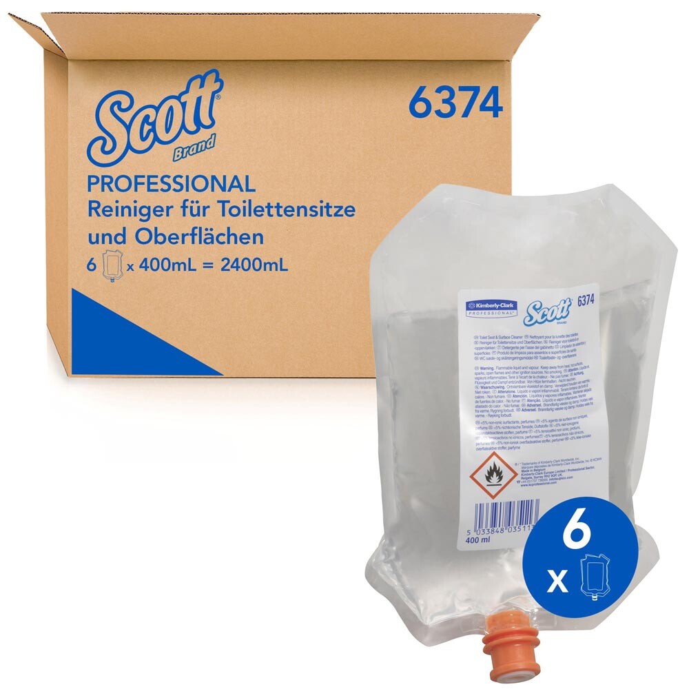 Scott® Reiniger für Toilettensitze und Oberflächen