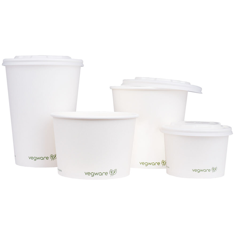 Suppenbecher Vegware weiß