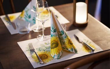  Duni Frühlingskollektion Motiv Sunflower Dreams