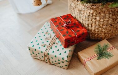Geschenke verpackt