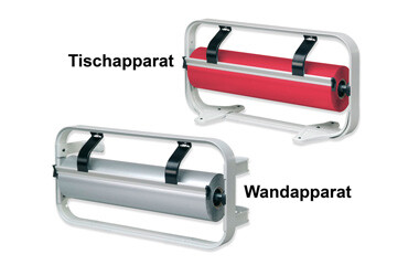 Zwei Apparate zur Hilfestellung beim einpacken
