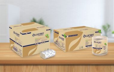  Einmal-Rollenhandtücher und Spenderservietten Econatural von Lucart