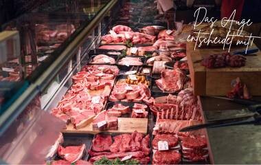 Thekenverkauf von Fleisch