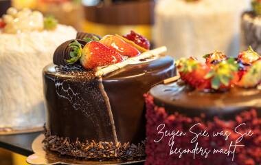 Dekorierte Kuchen